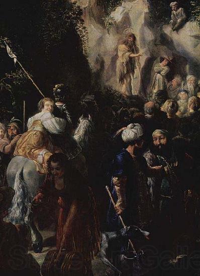 unknow artist Predigt Johannes des Taufers, Detail France oil painting art